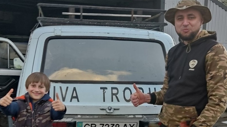9-річний хлопчик з Сарненського району подарував авто захисникам