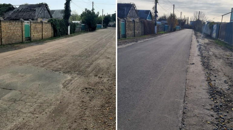 Було-стало: дорога до річки у Біляївці кардинально змінила вигляд