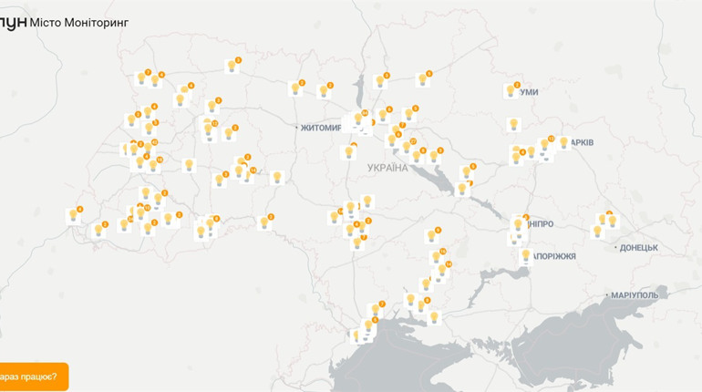 Створили карту закладів, які працюють під час відключень світла. На неї можна додати свій бізнес