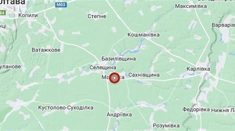 На Полтавщині знову стався землетрус