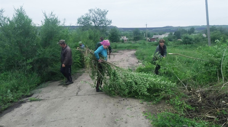 В селі Тимонове проводять толоки з благоустрою