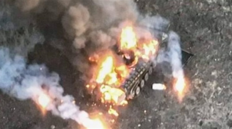 Безпілотники 40 ОБрБО виявили та знищили групу окупантів на Херсонському напрямку (відео)