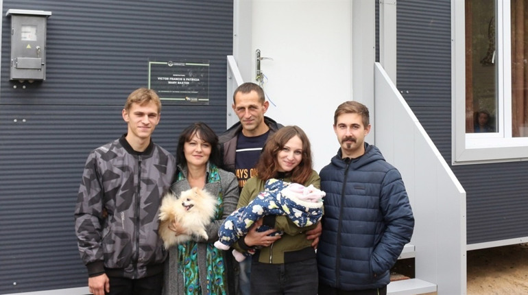 Модульний будинок у подарунок: історія родини Пилипенків з Іванівки