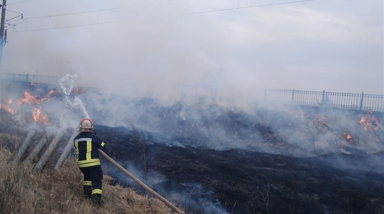 На Кагарличчині "любителі природи" продовжують палити траву
