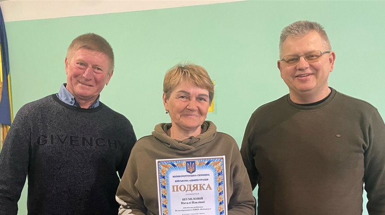 Комунальники Великобурлуцької громади приймали привітання з професійним святом