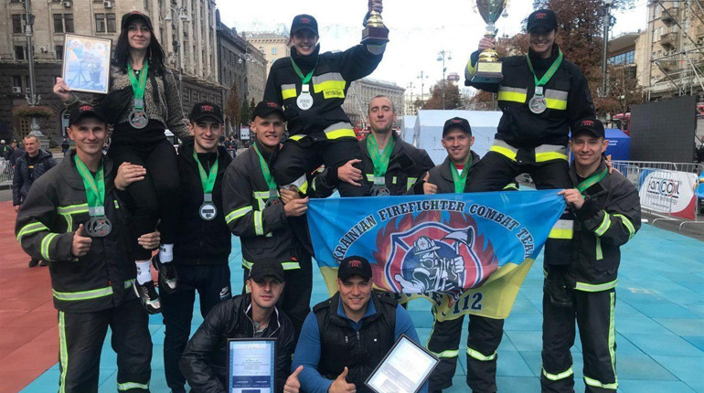 На Міжнародних змаганнях, що пройшли у Києві, команда рятувальників Рівненської АЕС здобула бронзу 