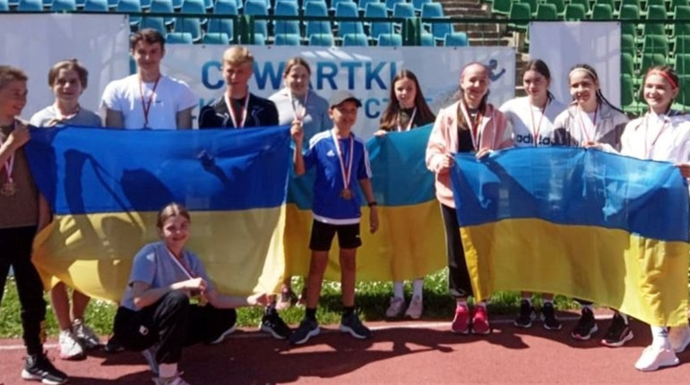 Юні легкоатлети з Червонограда успішно виступили на змаганнях у польському Замосці
