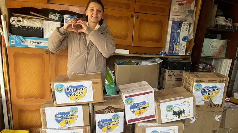 У Біляївському ліцеї провели волонтерський тиждень і зібрали допомоги більше, ніж планували