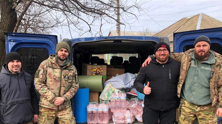 Гуманітарний рейс на Бахмутський напрямок волонтерів фонду “Підтримки Мелітополя”