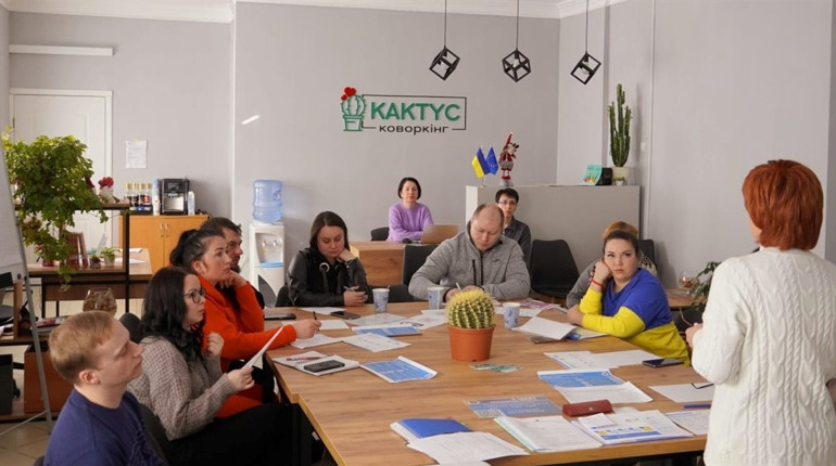 Як отримати грант від держави на розвиток бізнесу: у коворкінгу "Кактус" у Фастові провели навчання