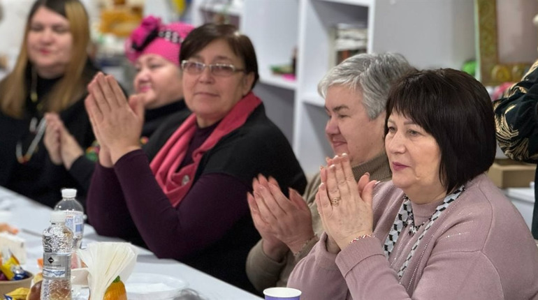 25 лютого у Первомайську вшанували жінок: слово, пісня і сила єдності