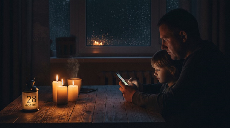 Графіки погодинних відключень електроенергії 28 жовтня