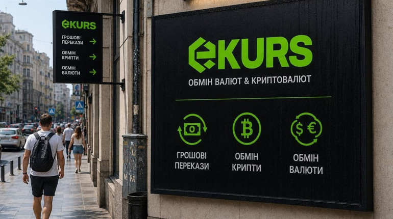 «eKURS» у Жовтих Водах: обмін валют і криптовалюти в одному місці