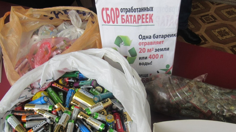 Троїцькі бібліотекарі здали на утилізацію 45 кілограмів використаних батарейок