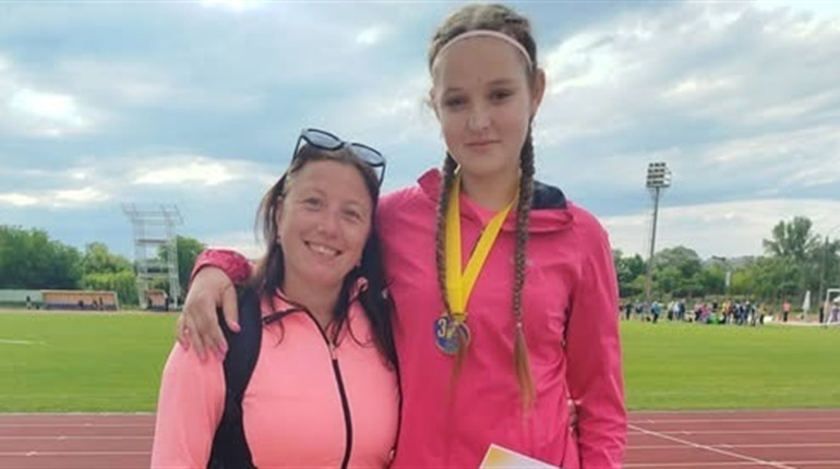 Юна спортсменка зі Старокостянтинова виборола бронзу на чемпіонаті України з легкої атлетики