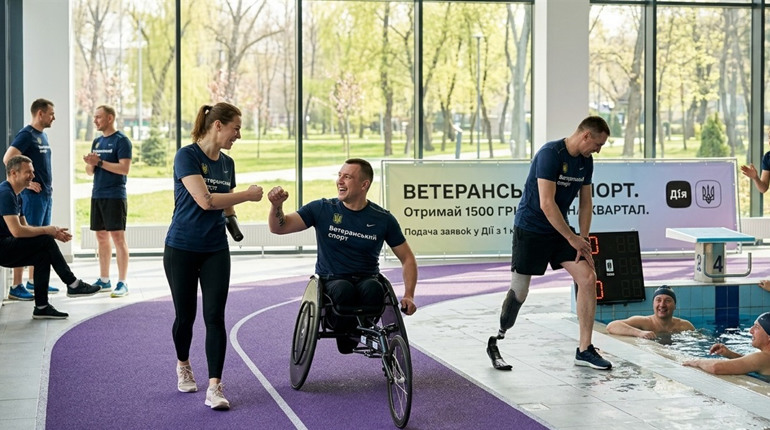 Стартує новий етап програми «Ветеранський спорт»: з квітня ветерани можуть подати заявки на виплати