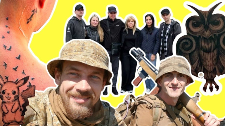 Побратим Ярослава Христюка повернувся з полону і відтворив усі татуювання друга