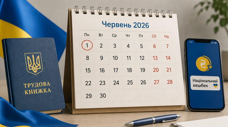 Що зміниться для українців у червні: бронювання, трудові книжки та «Національний кешбек»