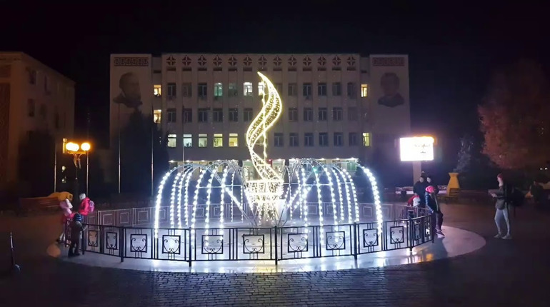Під Новий рік на Херсонщині мають створити незвичайний фонтан