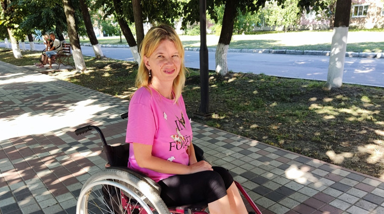 Яке воно, безбар’єрне середовище у Знам’янці, якщо маєш інвалідність: розказує Наталія Леонова