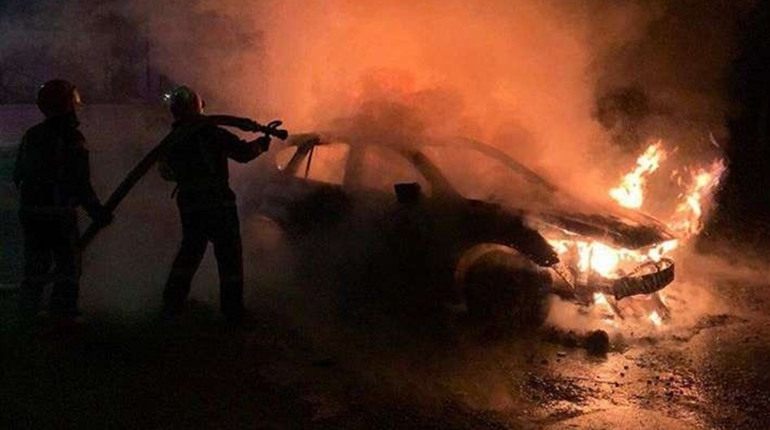 У Вараші горів автомобіль