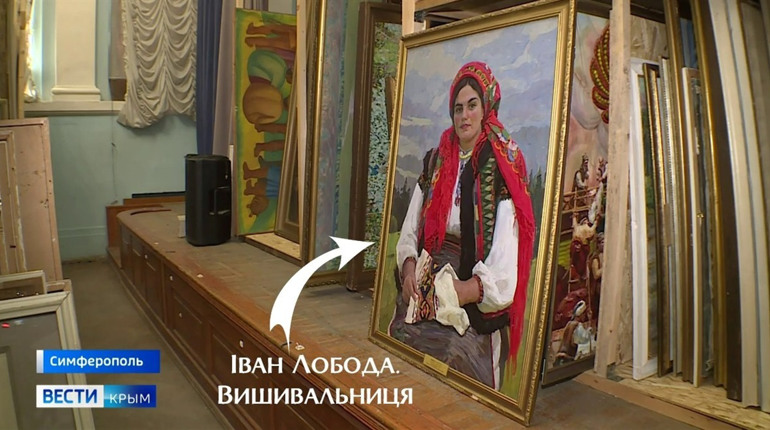 Ще одна викрадена окупантами у Херсоні картина «засвітилася» у музеї в Криму