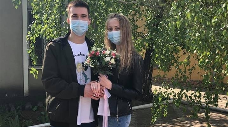 В Біляївці молодята одружились під час карантину: як це було, і крізь які випробування вони пройшли 