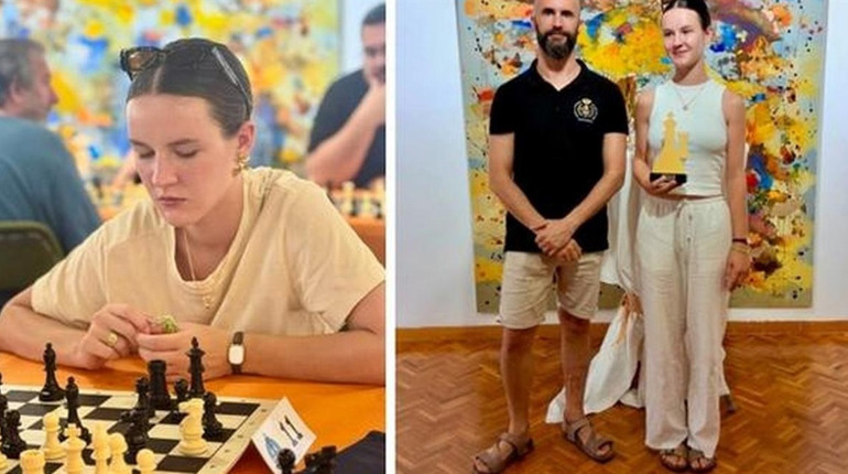 Ізмаїльська шахістка Ірина Апостолакій стала переможницею міжнародного турніру з шахів