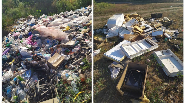 Житель Біляївки спіймав на гарячому місцевого, який вивозив сміття ЗІЛом на околицю міста 