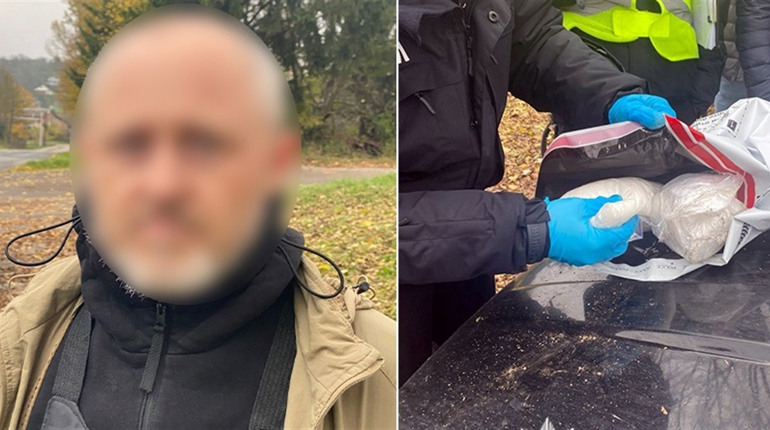 Поблизу Хмельницького поліцейські затримали наркодилера з психотропами майже на мільйон гривень