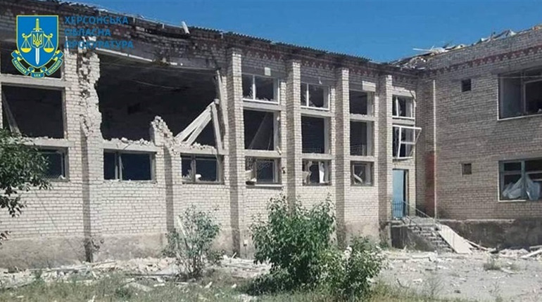 Ворог вчергове обстріляв Нововоронцовку на Херсонщині