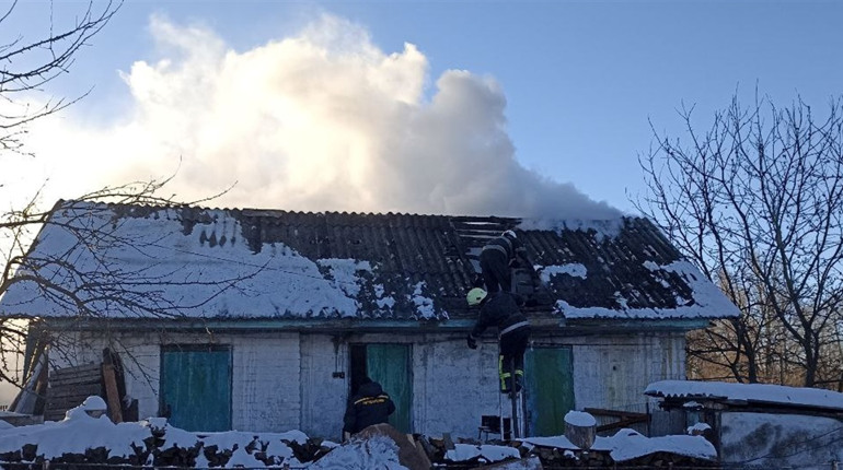 У Мені сталася пожежа. Горіла господарча будівля