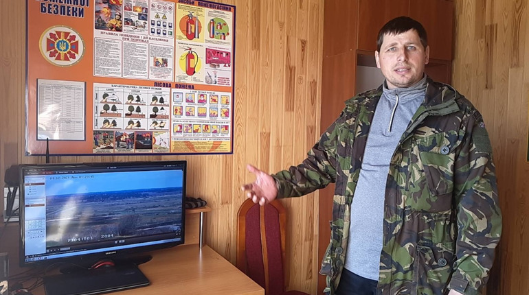 Лісівники за пожежами слідкують онлайн. Система відеоспостереження працює десять років