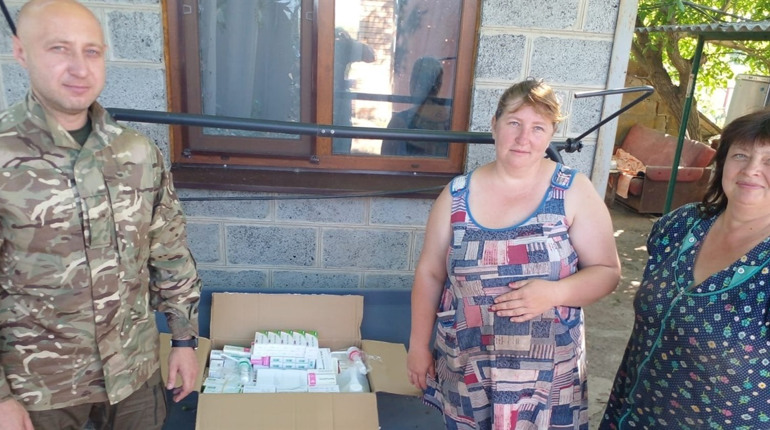 Жителям Богоявленки, Новоукраїнки та Водяного доставили продукти та ліки