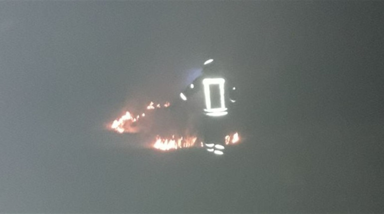 На кладовищі у Переяславі сталася пожежа: горіла суха трава