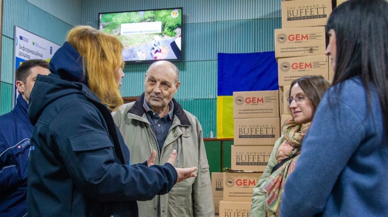 Міжнародні партнери відвідали Центр підтримки куп’янчан у Харкові