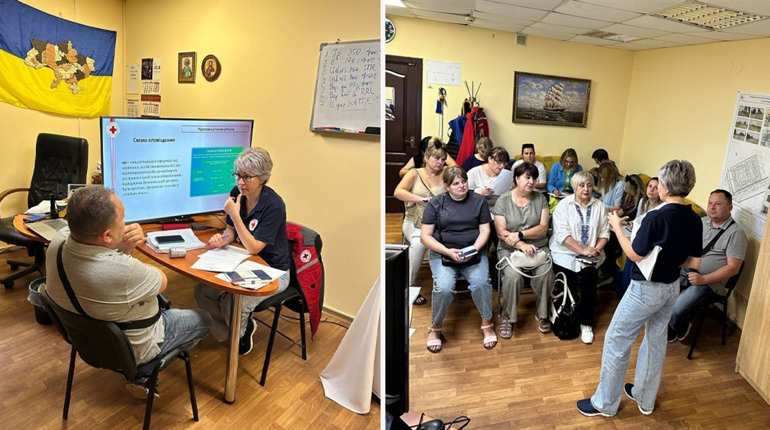 Для працівників Білопільської міської ради провели тренінг із реагування на НС