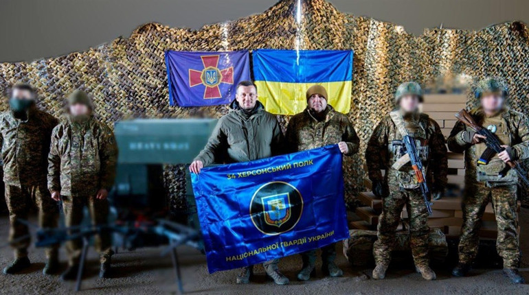 Новокаховська громада передала Нацгвардії партію дронів на 11 млн грн