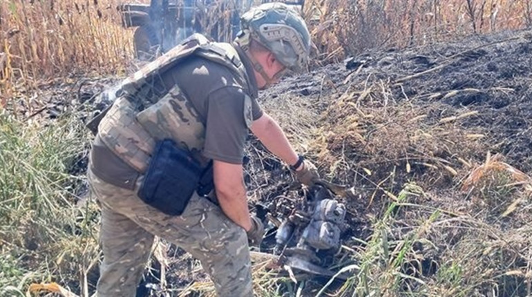 На Чернігівщині поліція знешкодила бойову частину збитого російського дрона