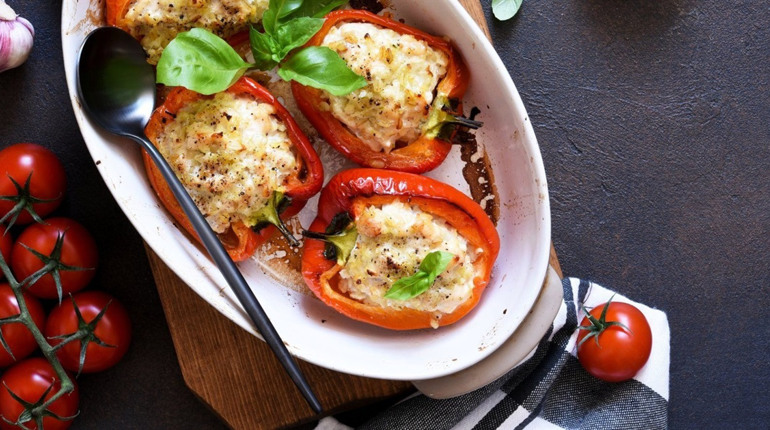 Рецепт дня: перець, фарширований сиром