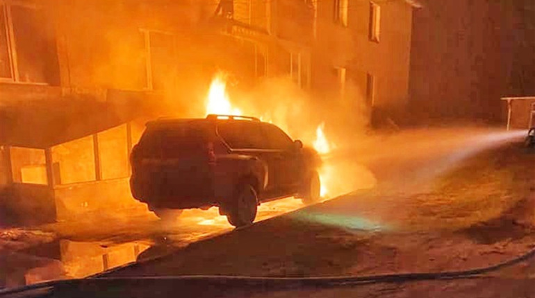 У Володимирці підпалили авто депутата Сарненської міської ради