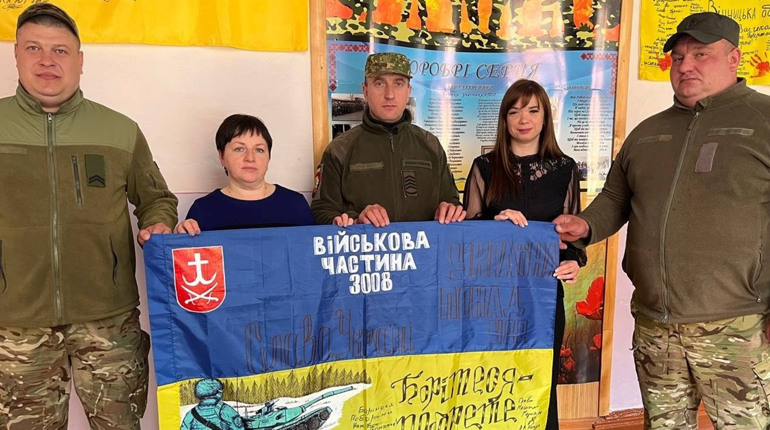 Барська школа №4 провела урок звитяги, урок-реквієм пам'яті випускника, Героя Андрія Токарчука