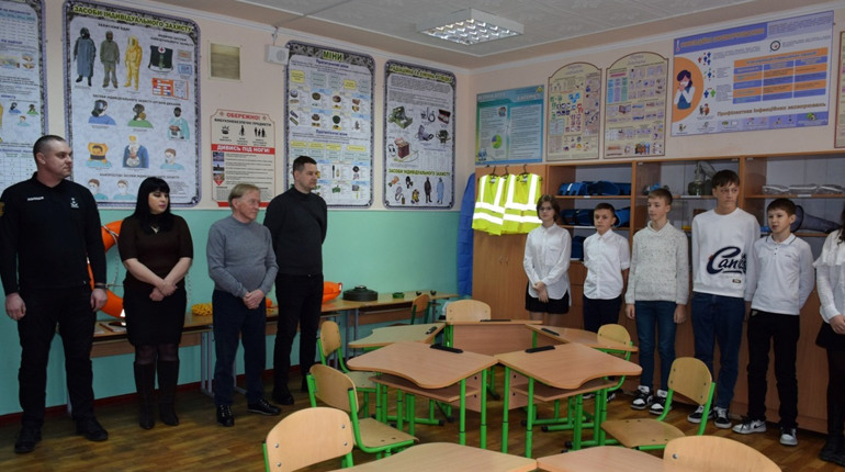 У Біляївці, у ліцеї № 1 відкрили клас безпеки: в ньому дітей навчатимуть, як зберігати життя