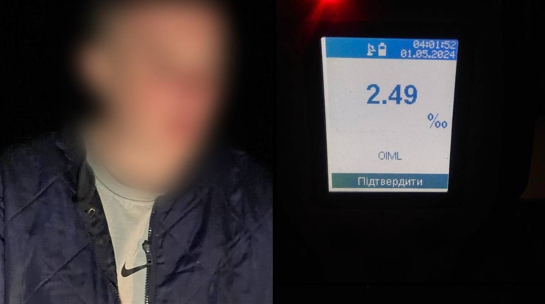 Сарненський патруль спіймав 22-річного п’яного мотоцикліста