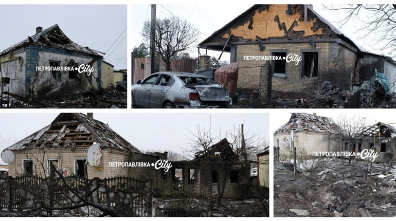 Петропавлівку атакували ворожі шахеди: люди залишилися без житла (ВІДЕО)