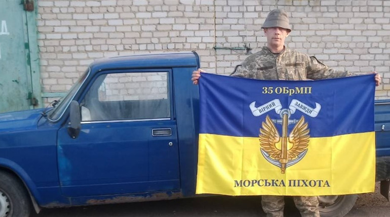 Сергій Зарванський з Любашівської громади: «Є в морських піхотинців чотирилапі талісмани…»