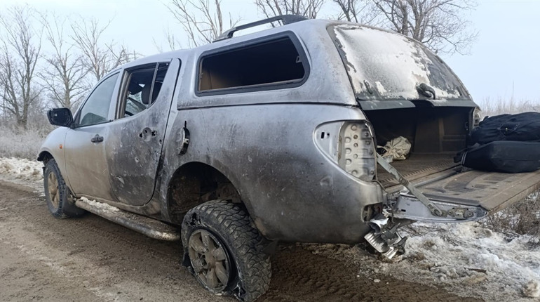 У Куп’янську російський безпілотник атакував авто з поліцейськими: є постраждалі