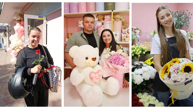 У Жмеринці захисник відкрив магазин квітів «Квіточка»: доставка квітів і подарунків