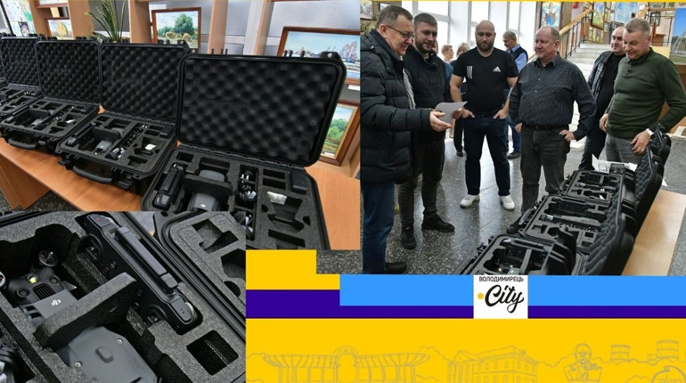 Працівники РАЕ волонтерять. Цього разу на фронт передано «небесні очі»