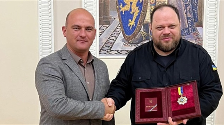 Спікер українського парламенту Руслан Стефанчук став почесним громадянином Чорткова